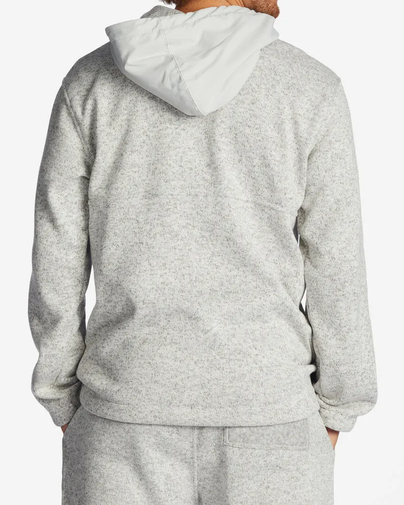 Billabong A/Div Boundary Hooded Half-Zip Pullover - GREY HEATHER