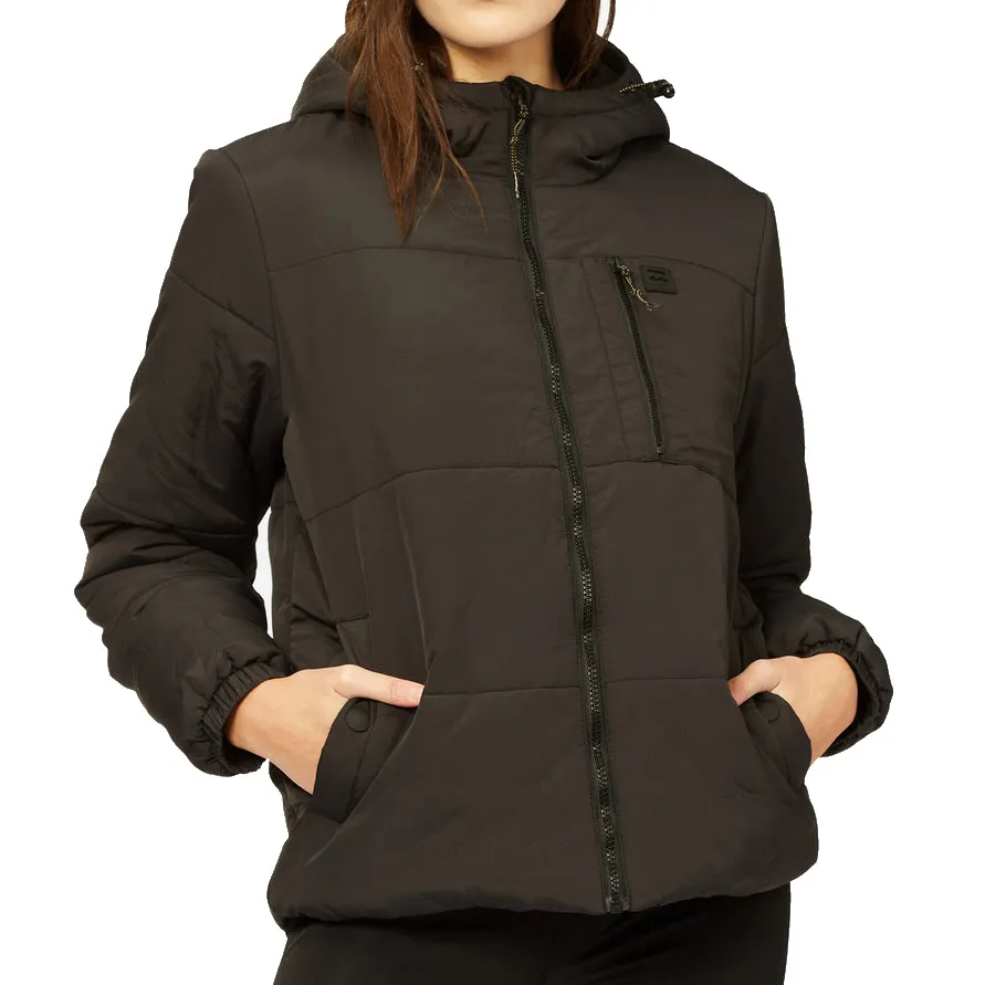 Billabong Women's A/Div Transpot Puffer Zip-Up Jacket