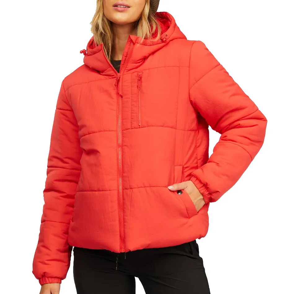 Billabong Women's A/Div Transpot Puffer Zip-Up Jacket