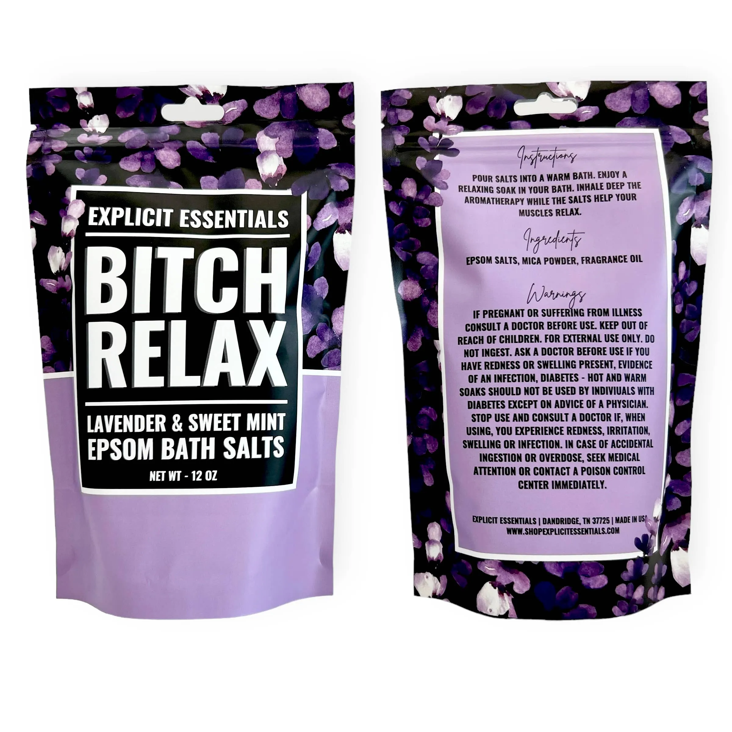 Bitch Relax Bath Salts 12oz