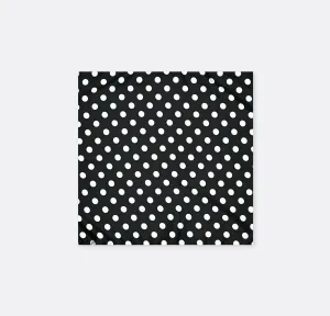 Black Base Polka - Silk Pocket Squares