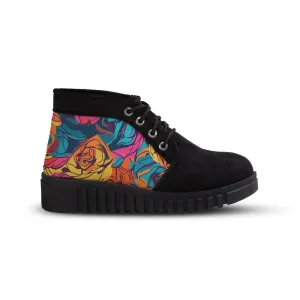 Black Bootie Flowers