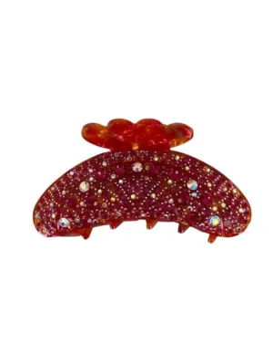 Black Colour T Hair Claw Premium Pink Orange Lava 5503 PO