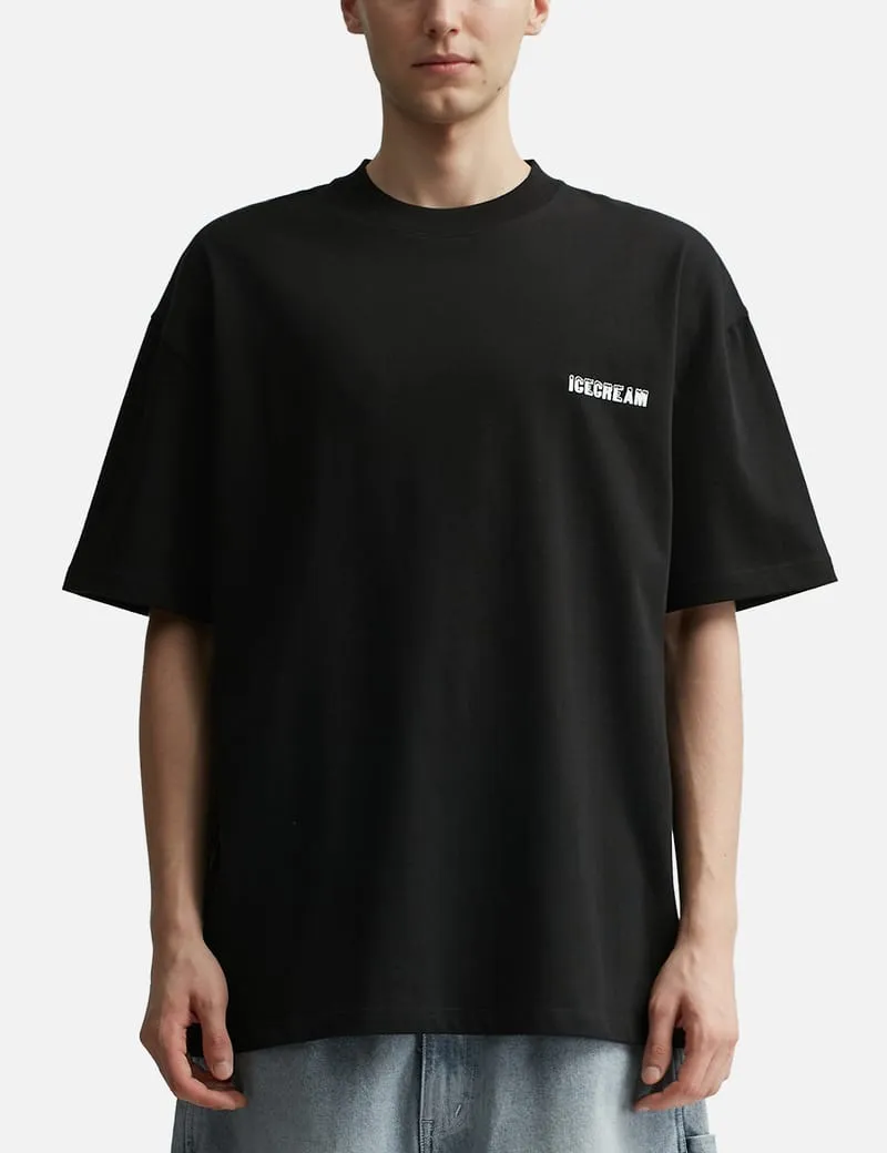BLACK CONES AND BONES GRAPHIC TEE