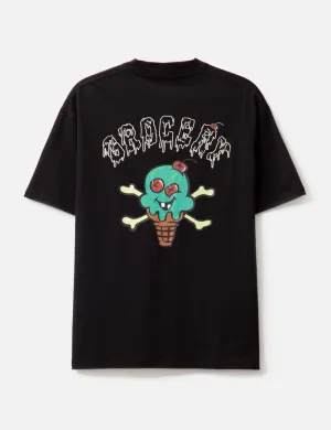 BLACK CONES AND BONES GRAPHIC TEE