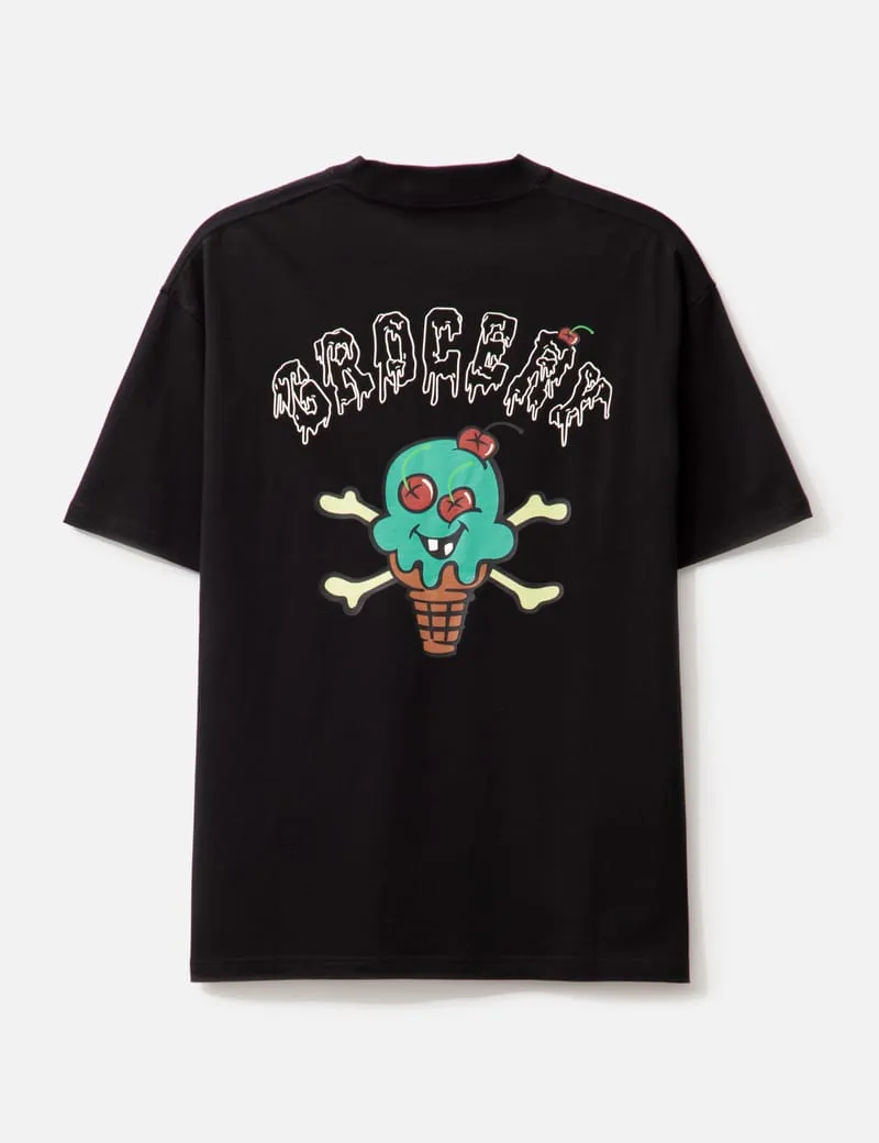 BLACK CONES AND BONES GRAPHIC TEE