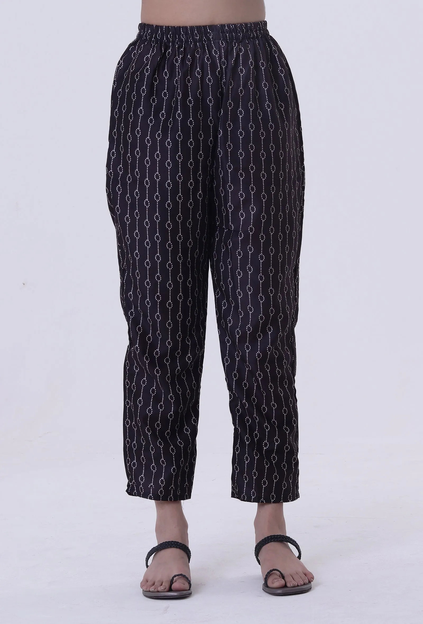 Black Cotton Pant