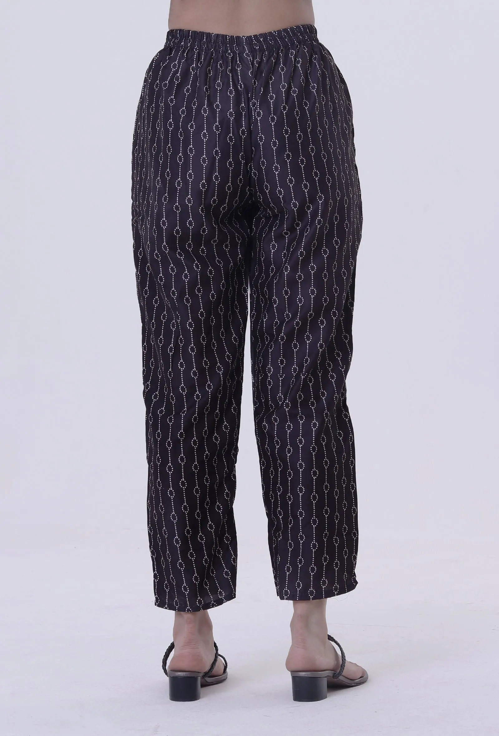 Black Cotton Pant