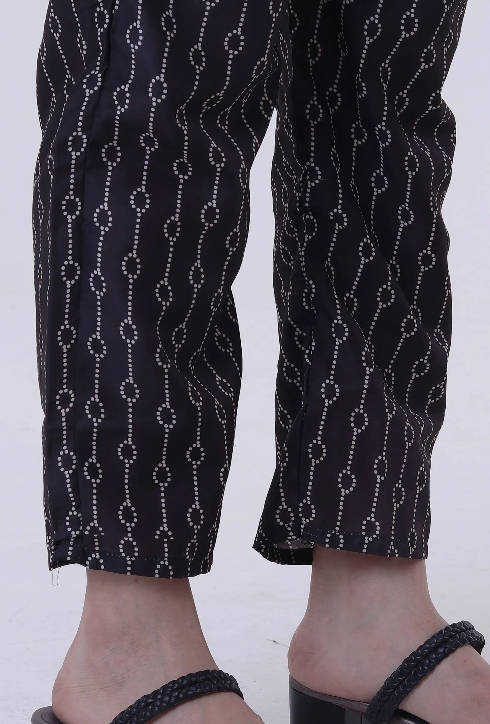 Black Cotton Pant
