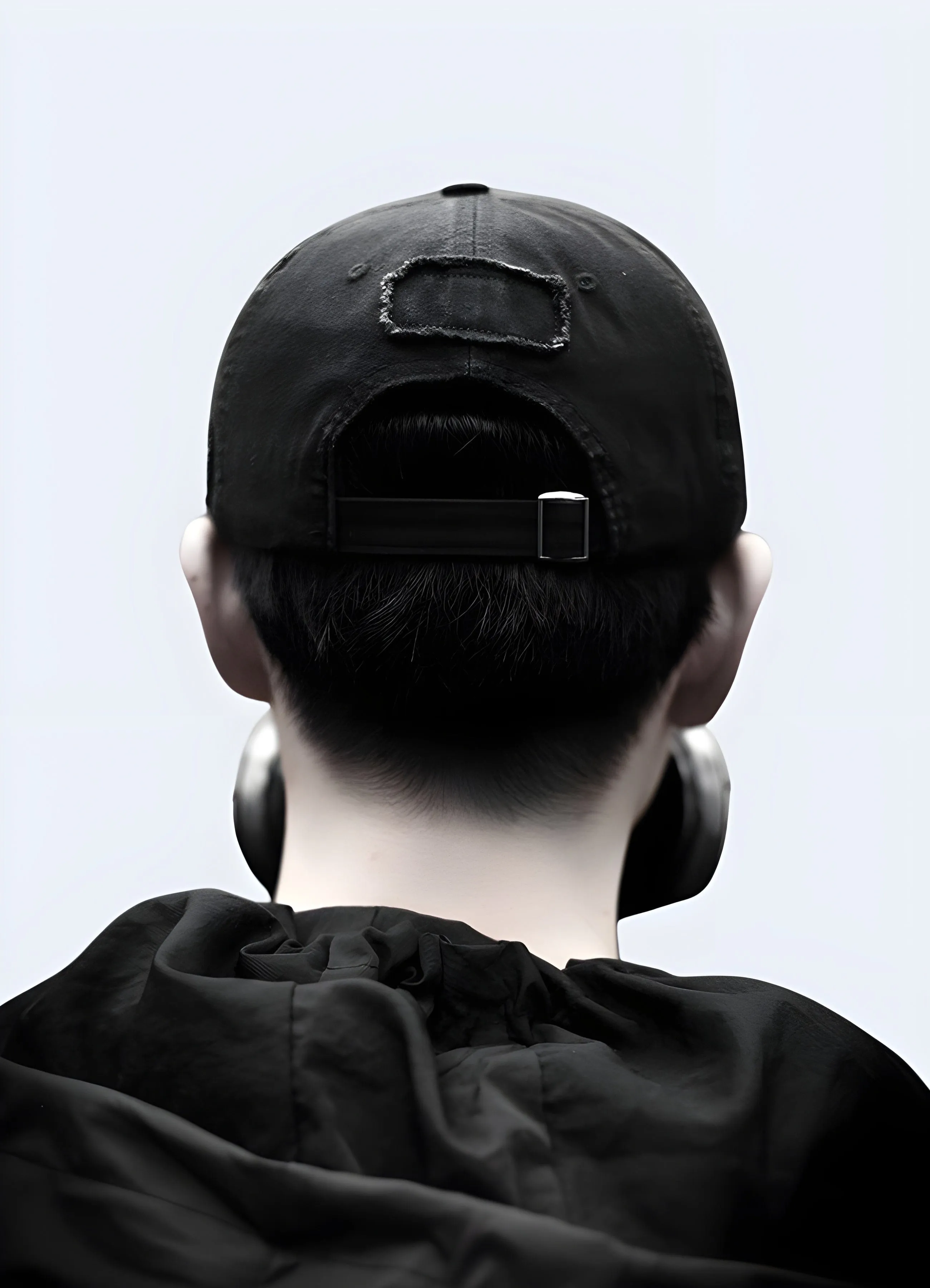 Black Denim Baseball Cap