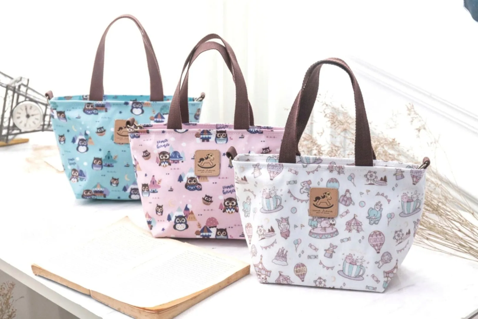 Black Galaxy Mini Travel Tote
