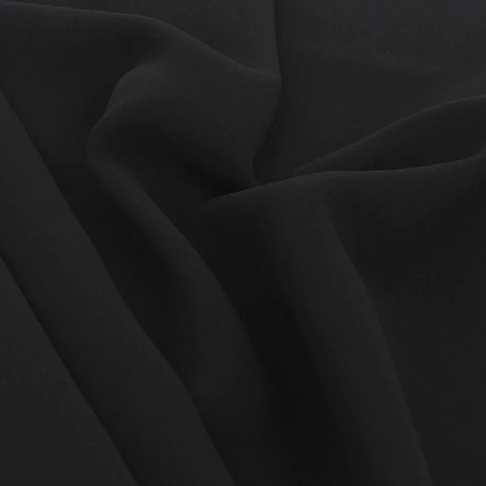 Black Jacket Fabric 1754
