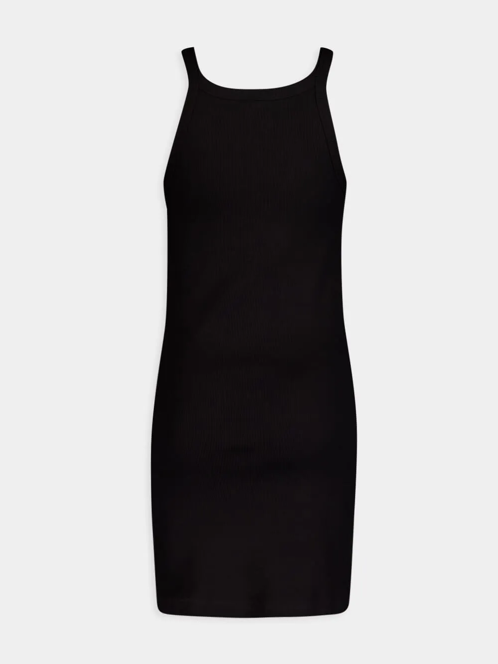 Black Jersey Mini Dress