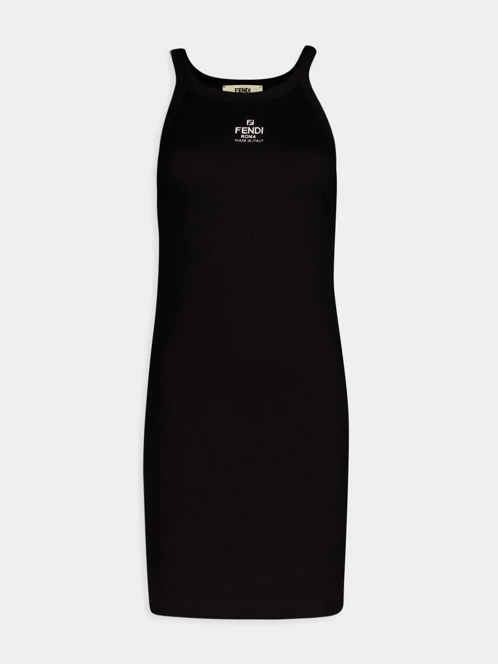 Black Jersey Mini Dress