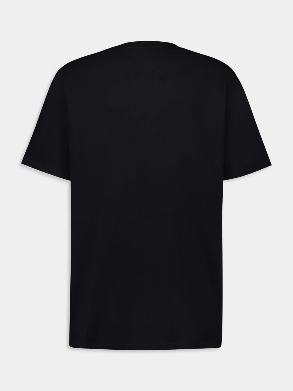 Black Kiss Print T-Shirt