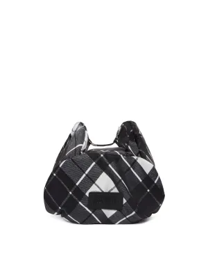 Black Padded Maxi Hat