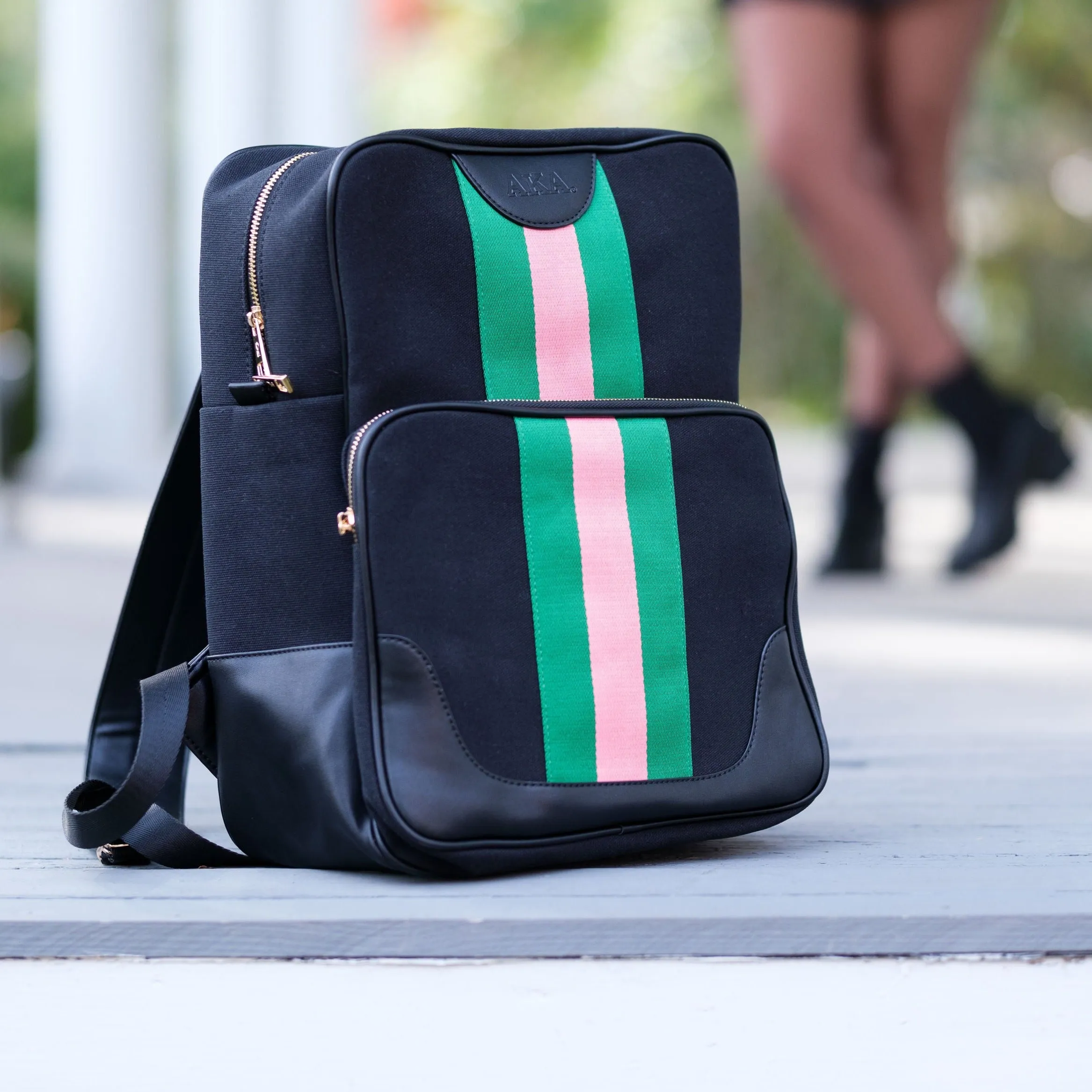 Black Pretty Girl Canvas Back Pack