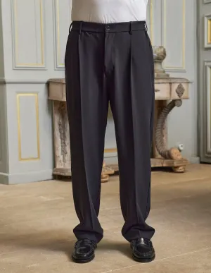 Black Relaxed Fit Trouser