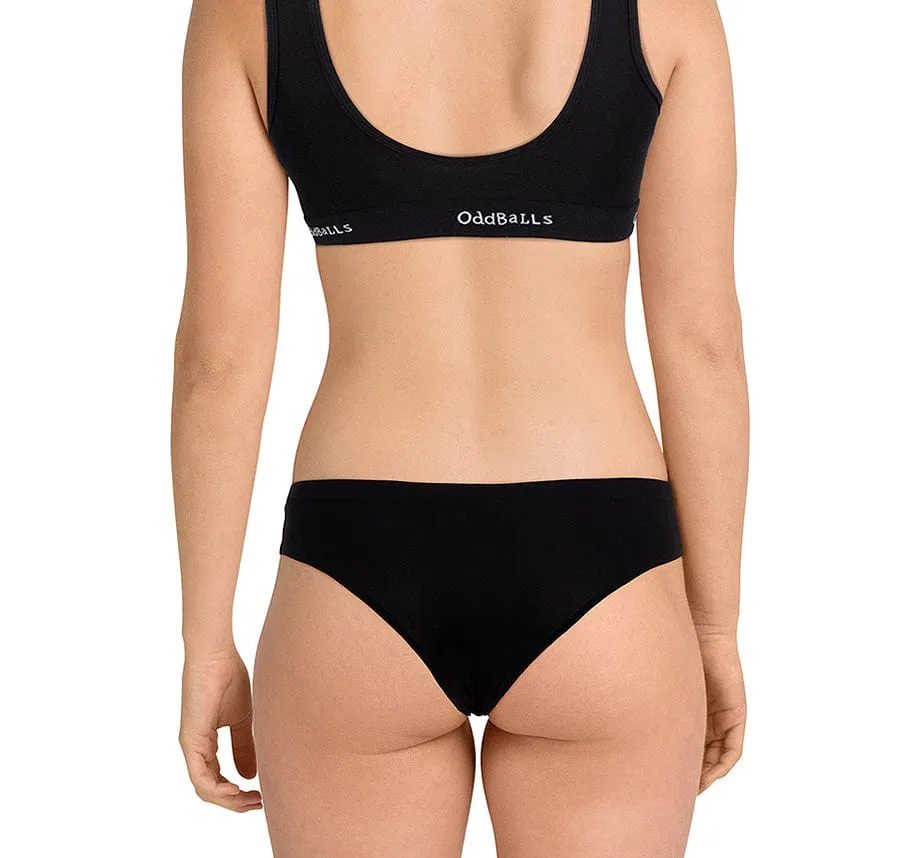 Black - Seamless Brazilian Briefs