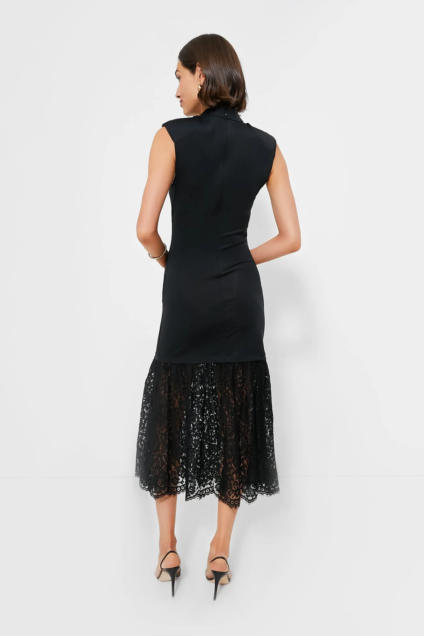Black Suzy Lace Sleeveless Dress