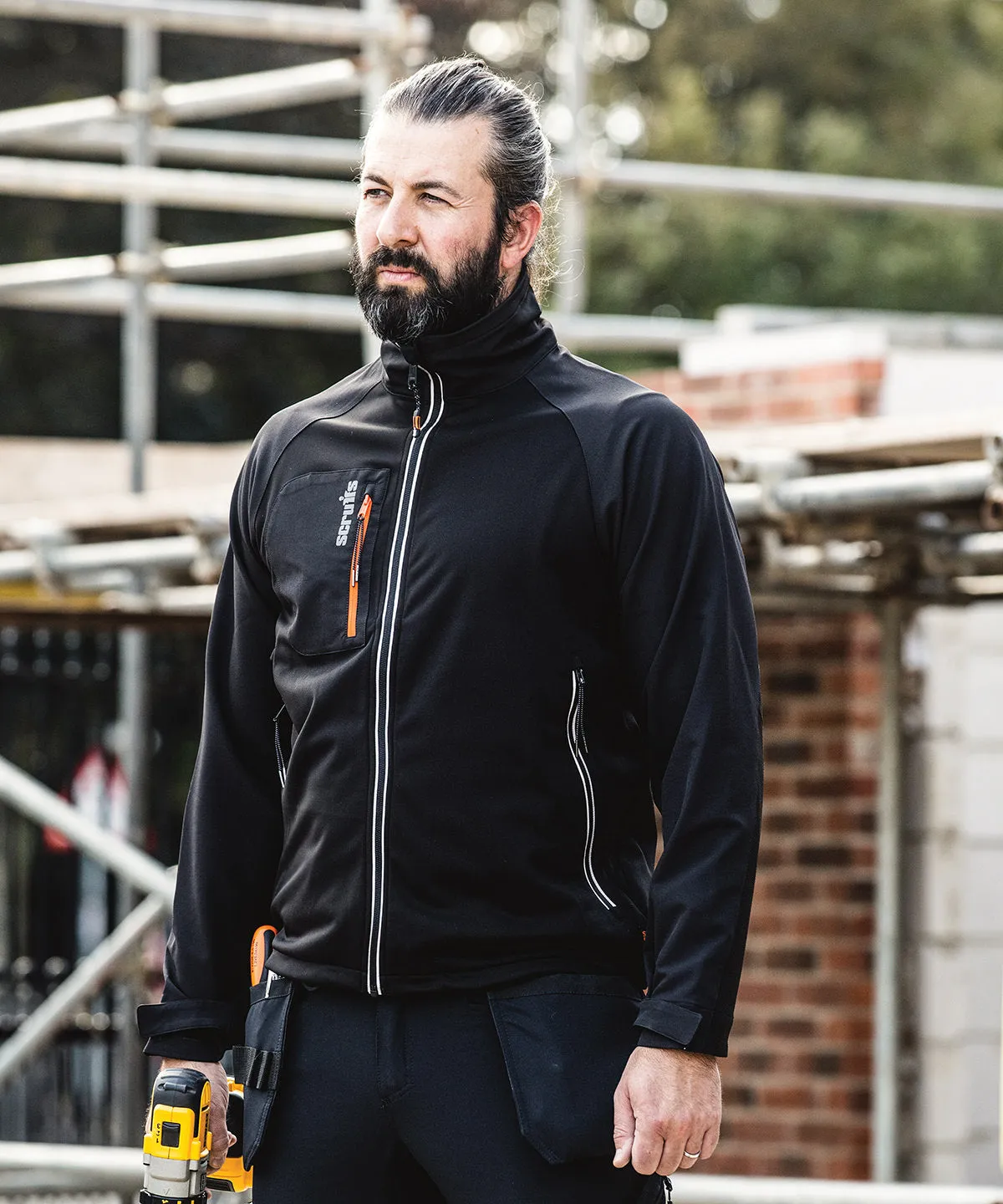 Black - Trade Flex softshell jacket