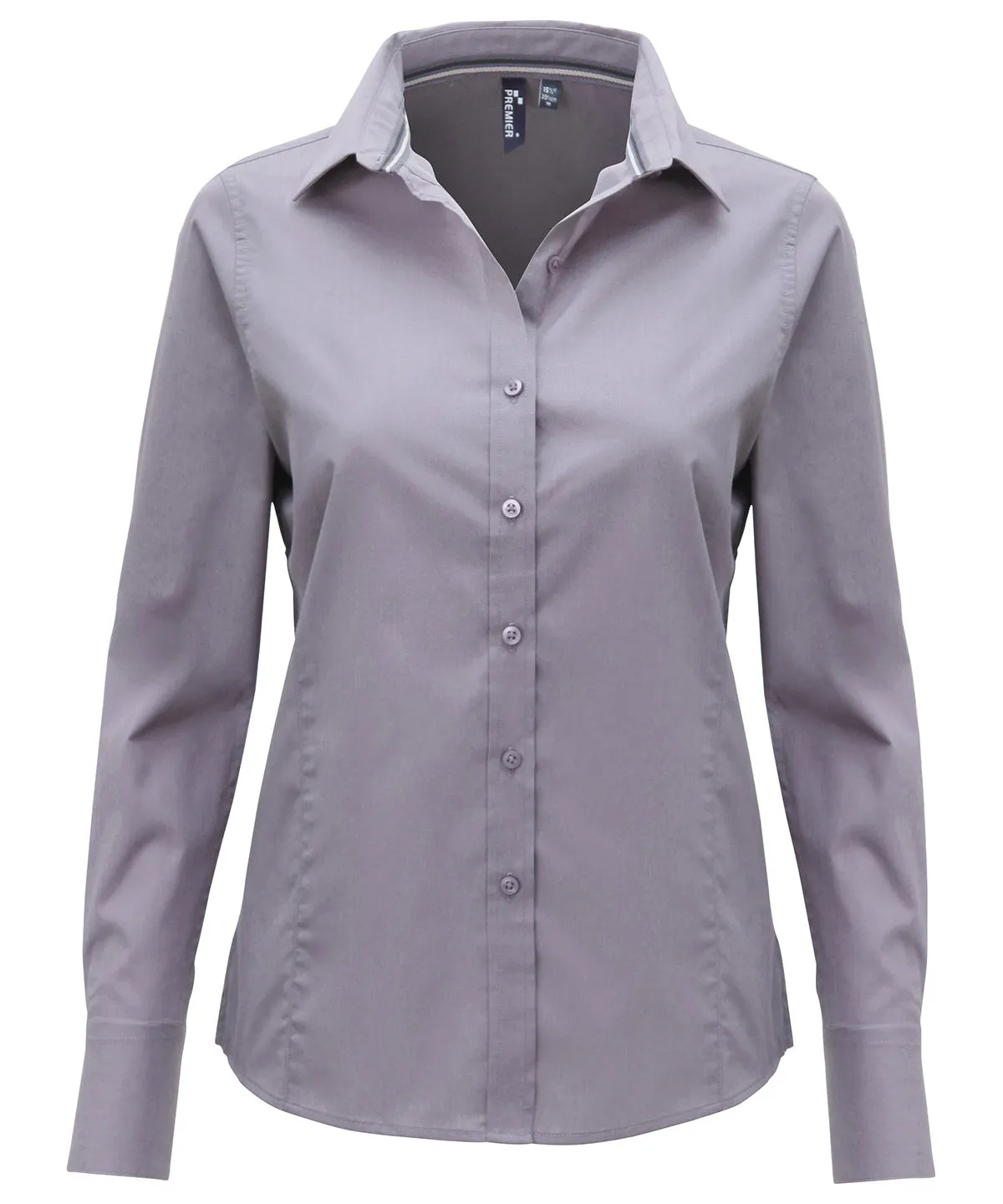 Black - Women's long sleeve fitted "Friday bar shirt"