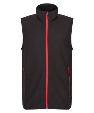 Black/Classic Red - Navigate fleece bodywarmer