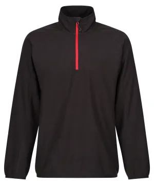 Black/Classic Red - Navigate half-zip fleece