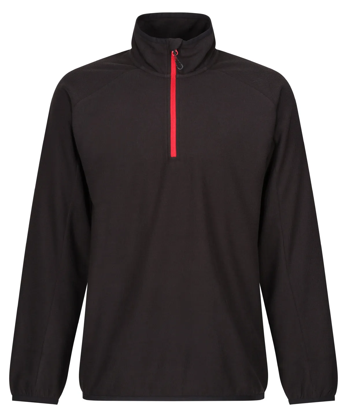 Black/Classic Red - Navigate half-zip fleece