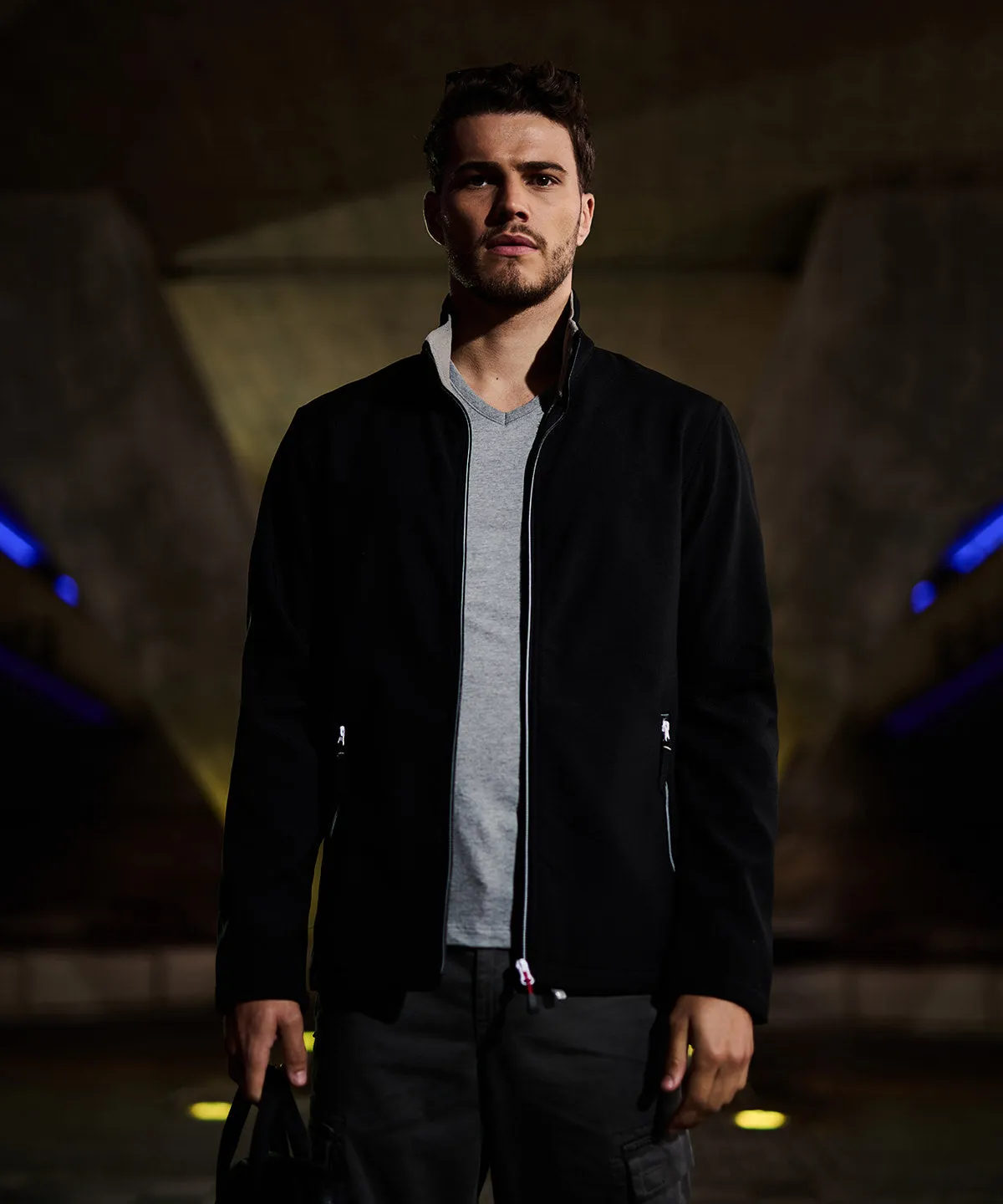 Black/Mineral Grey - Ascender 2-layer softshell
