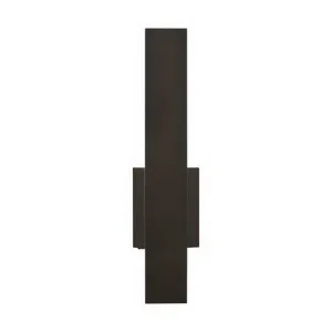 Blade 18 In. LED Outdoor Wall Sconce Bronze Finish