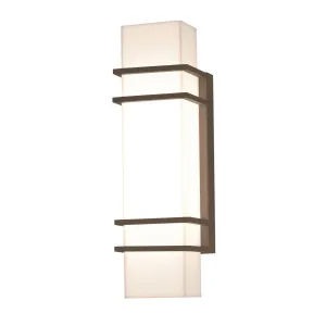 Blaine 16 in. LED Outdoor Wall Sconce 1800 Lumens 3000K Bronze Finish