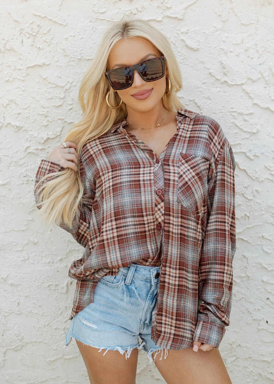 Blake Brown Plaid Flannel