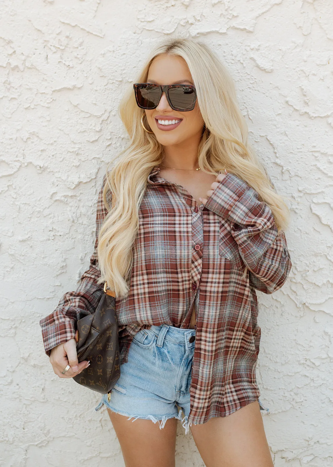 Blake Brown Plaid Flannel