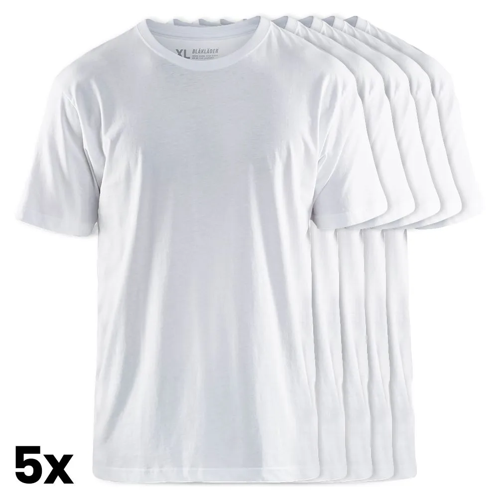 Bl&#xE5;kl&#xE4;der&#x20;3325-1042&#x20;T-shirt&#x20;5-Pack&#x20;-&#x20;White