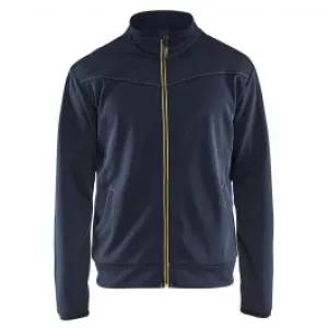 Bl&#xE5;kl&#xE4;der&#x20;3362-2526&#x20;Sweatshirt&#x20;With&#x20;Zipper&#x20;-&#x20;Dark&#x20;Navy&#x2F;Yellow