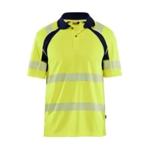 Bl&#xE5;kl&#xE4;der&#x20;Work&#x20;Polo&#x20;UV&#x20;High&#x20;Vis&#x20;3595&#x20;Yellow&#x20;Navy