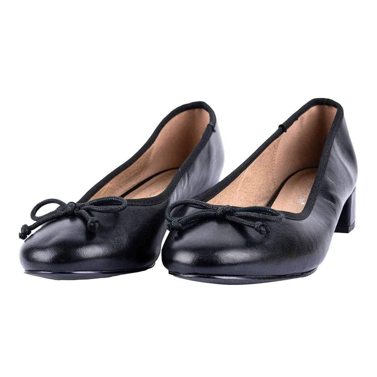 Blancheporte Ballerinas High-Heel Shoes Leather Black Colour For Women