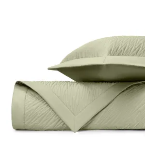 Blaze Quilted Crystal Green by Home Treasures