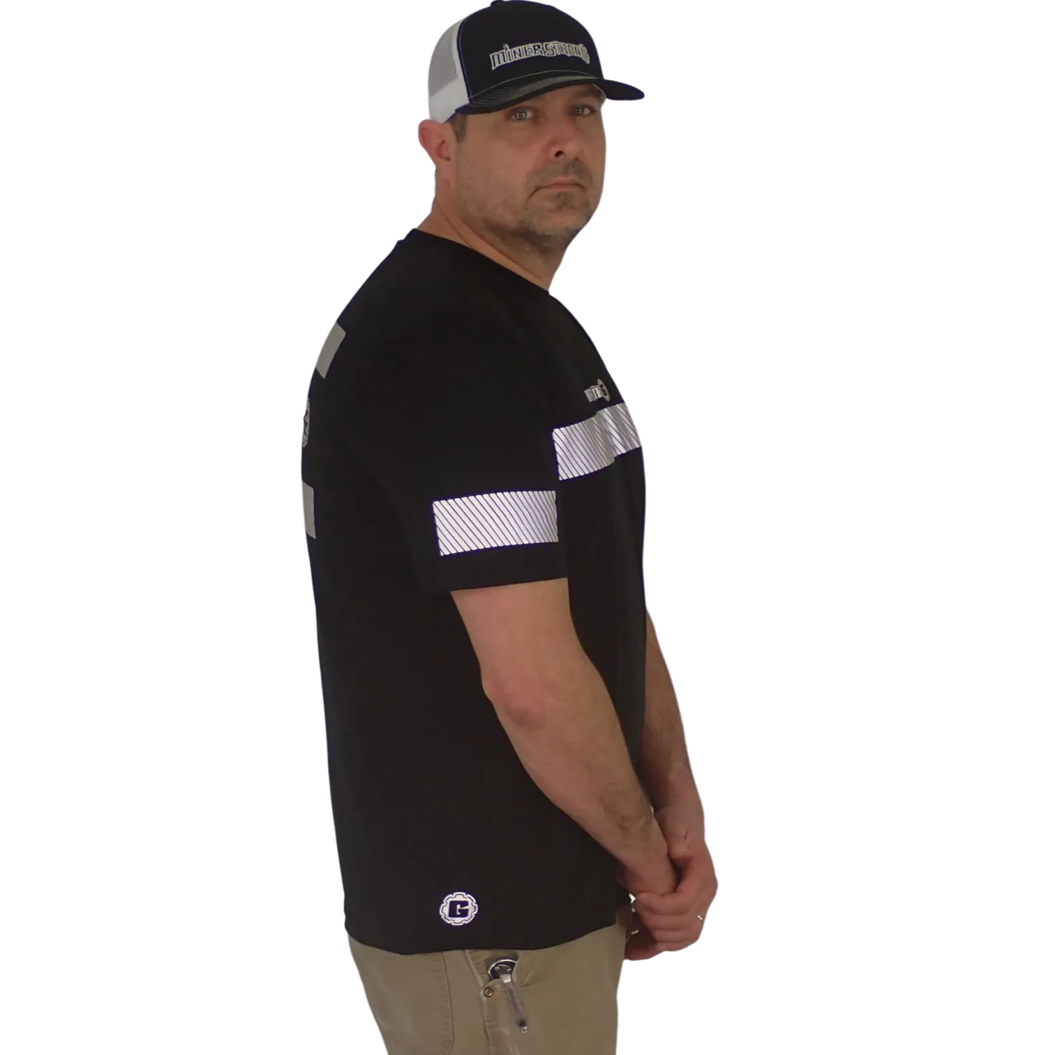Blemished Miner Strong Reflective Short Sleeve Safety Shirt