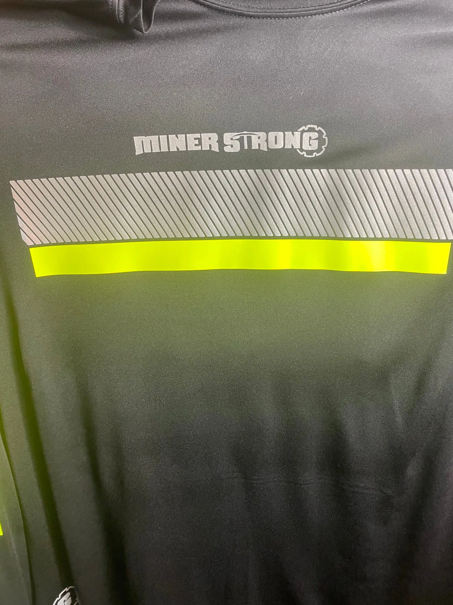 Blemished Miner Strong Reflective Short Sleeve Safety Shirt