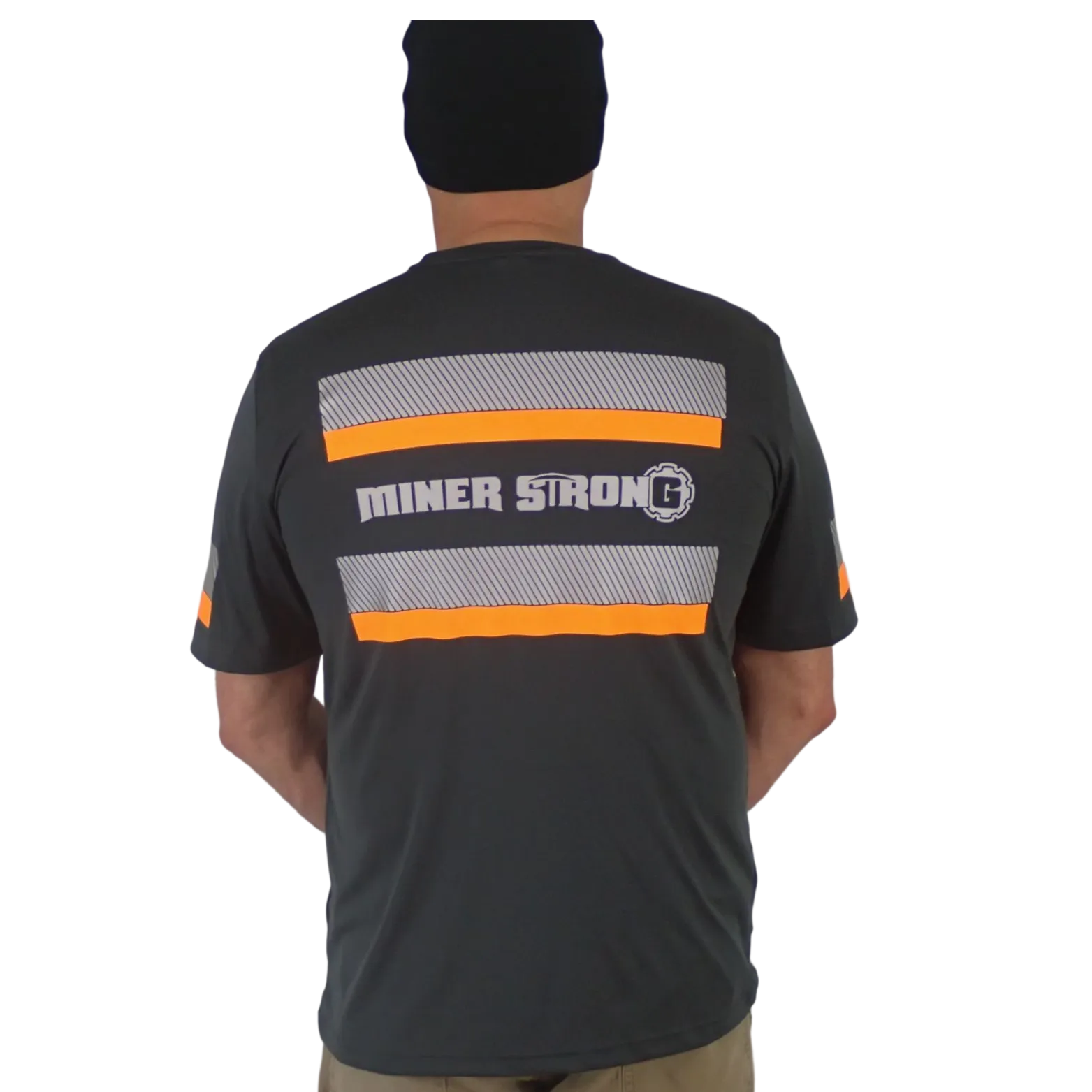 Blemished Miner Strong Reflective Short Sleeve Safety Shirt