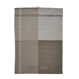 Blocked tea towel