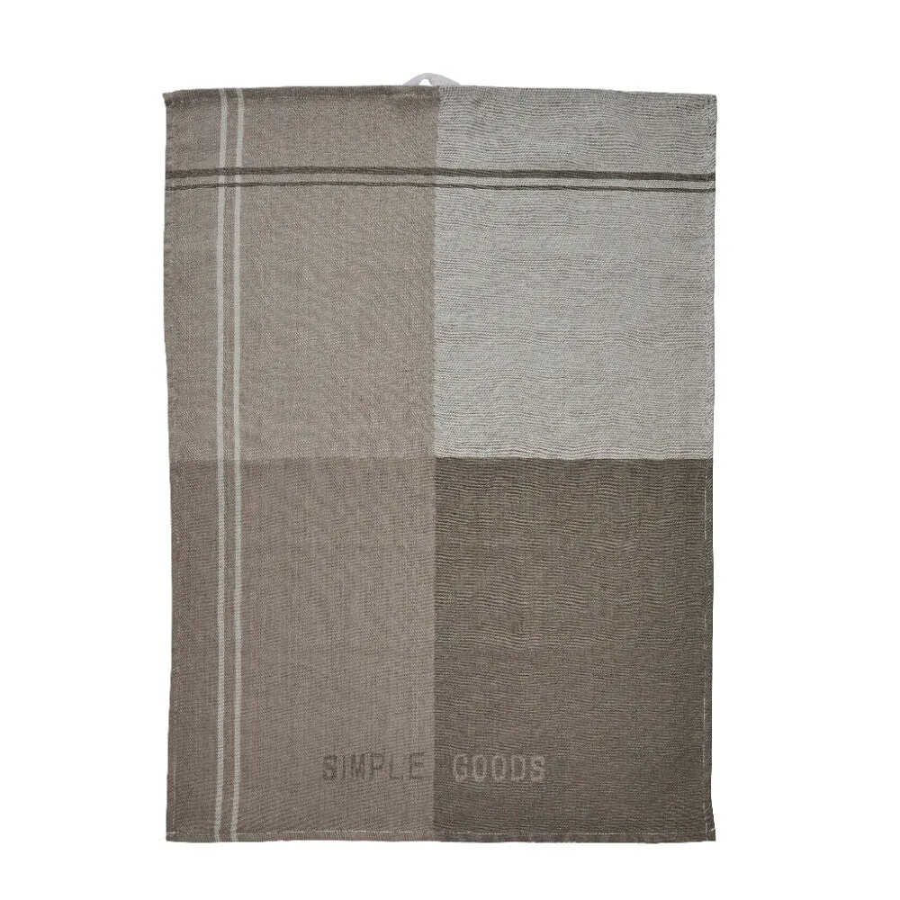 Blocked tea towel