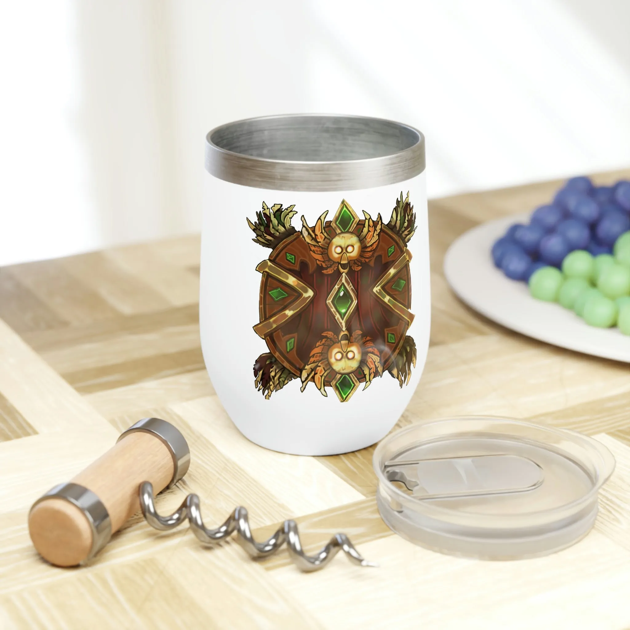 Blood Elf Magic Counter Shield Chill Wine Tumbler