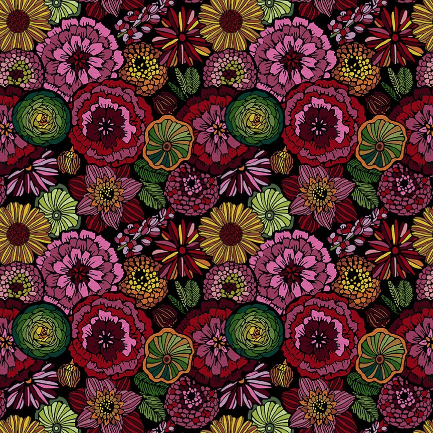 Blooming Elegance - Pink/Green
