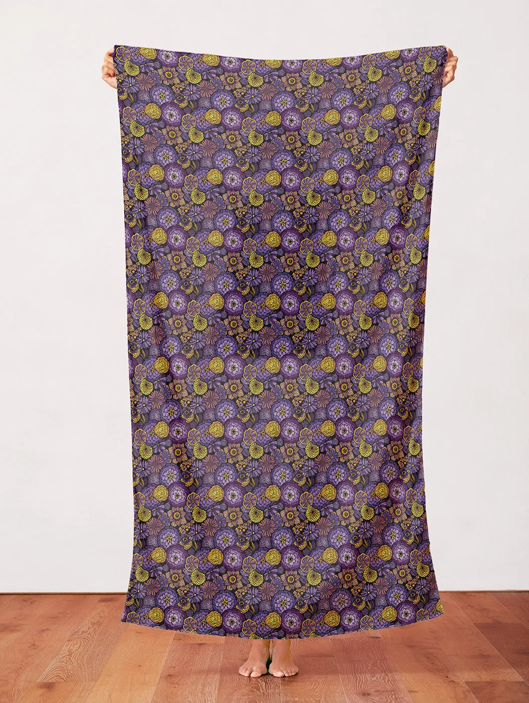 Blooming Elegance - Purple/Yellow