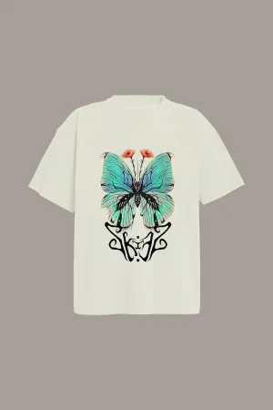BLUE BUTTERFLY TEE