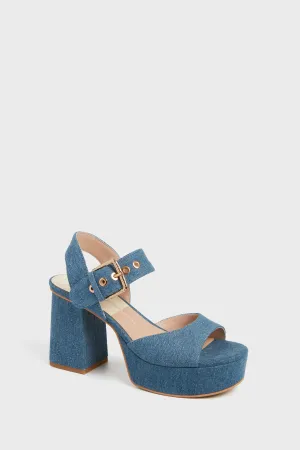 Blue Denim Bobby Heels