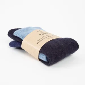Blue Mix Cashmere Wrist Warmer